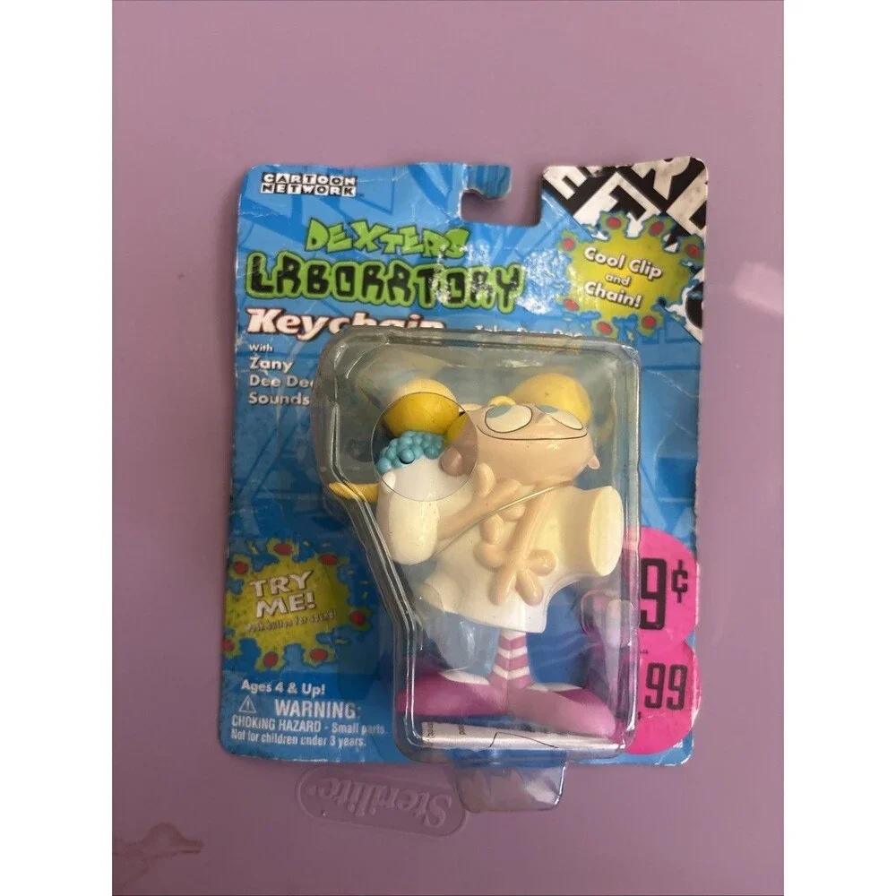Dexter's Laboratory Dee Dee Cartoon Network Talking Keychain Working Talks